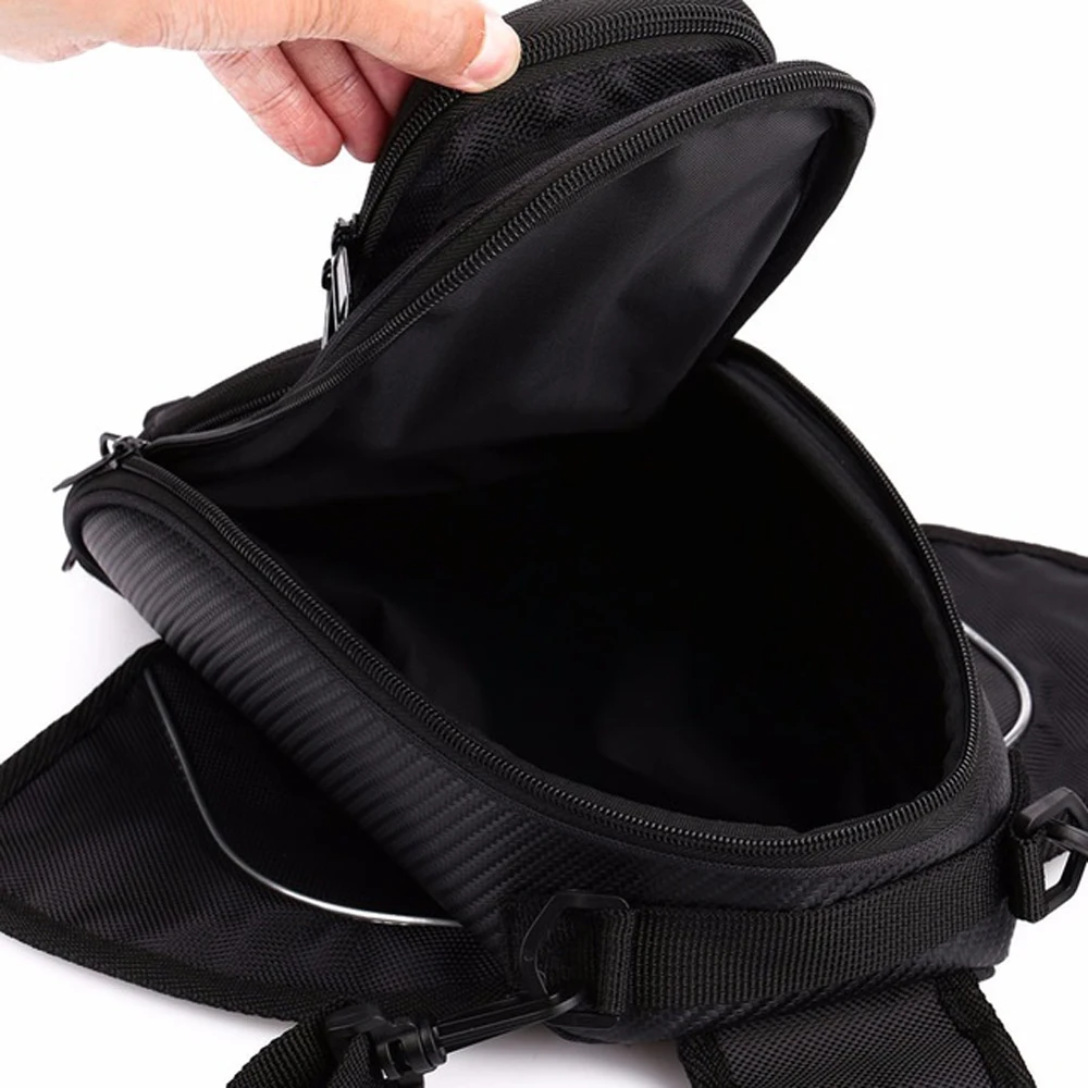 Магнитная сумка для мотоцикла водонепроницаемая на одно плечо рюкзак багажа