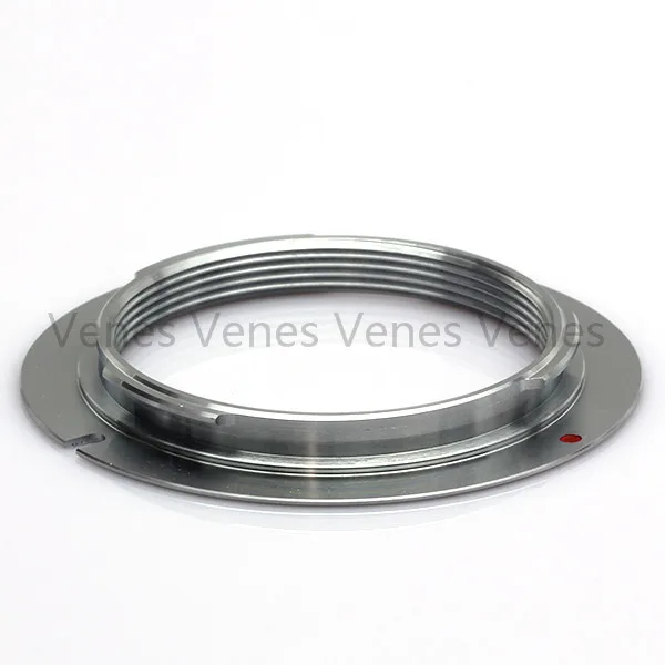 Адаптер для объектива M42 серебристый подходит винтовых объективов Pentax PK