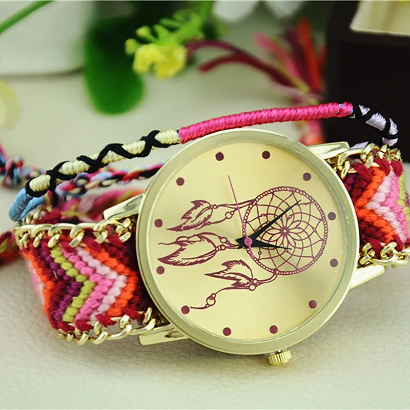 Dropshipping Women Leather Bracelet Watches Fashion Casual Friendship Wrist Relojes Mujer Relogio Feminino Clock #C | Наручные часы