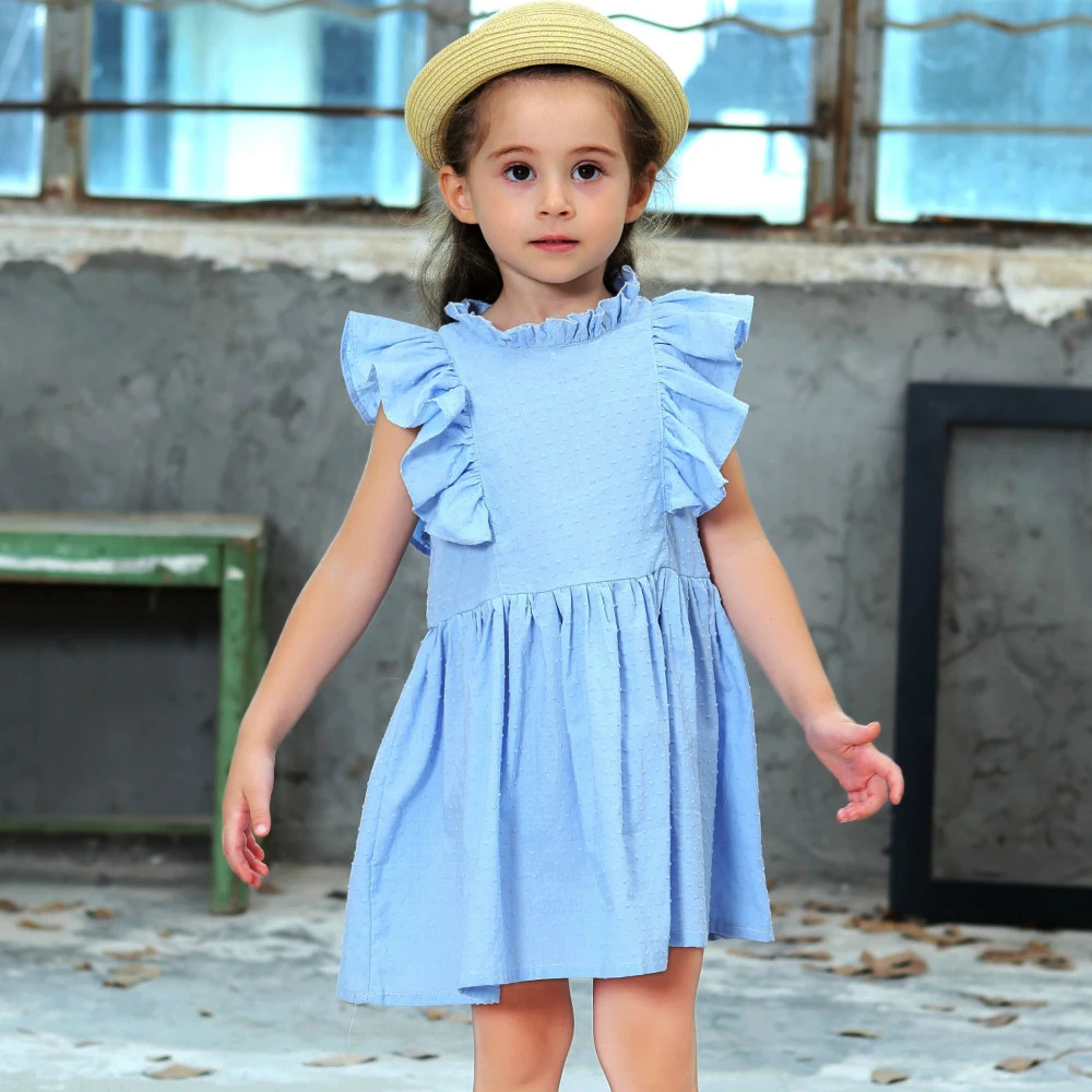baby girl dress summer 2020 little girls dresses cotton kids princess party children clothes size for 2 3 4 5 6 7 8 years | Детская