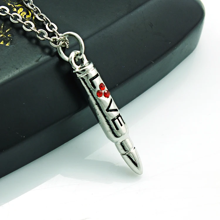 JINGLANG новые модные Кулоны ожерелье красный карандаш для нанесения страз Подвески