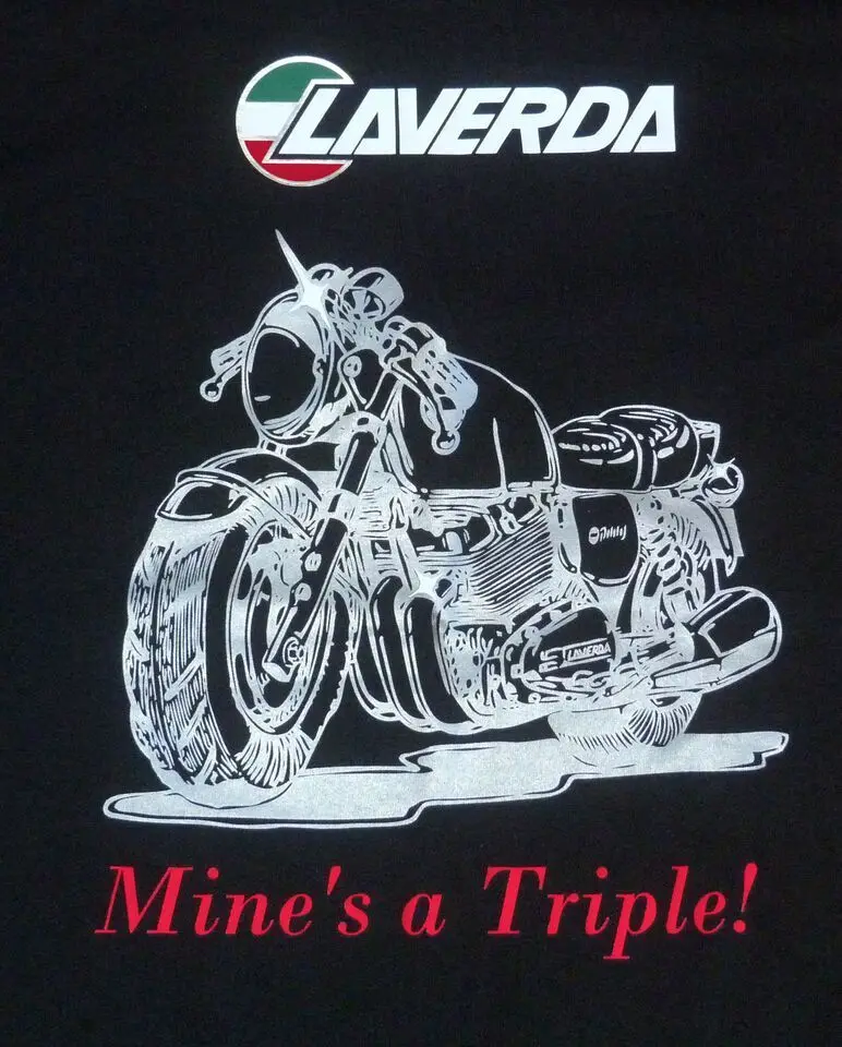 Мужские толстовки с круглым вырезом Laverda Mine'S A Triple Motorcycle новинка 2019|Мужские