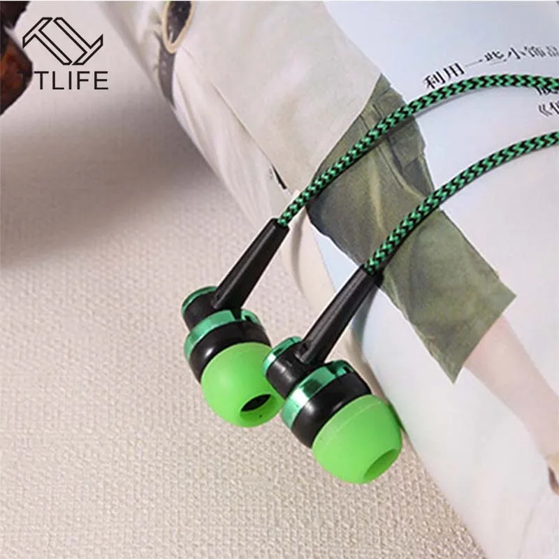 Original TTLIFE Wired Sport Earphone SK38 HiFi Stereo Super Bass Headphone Music In-ear Headset With Mic for Android Phone Xiomi |