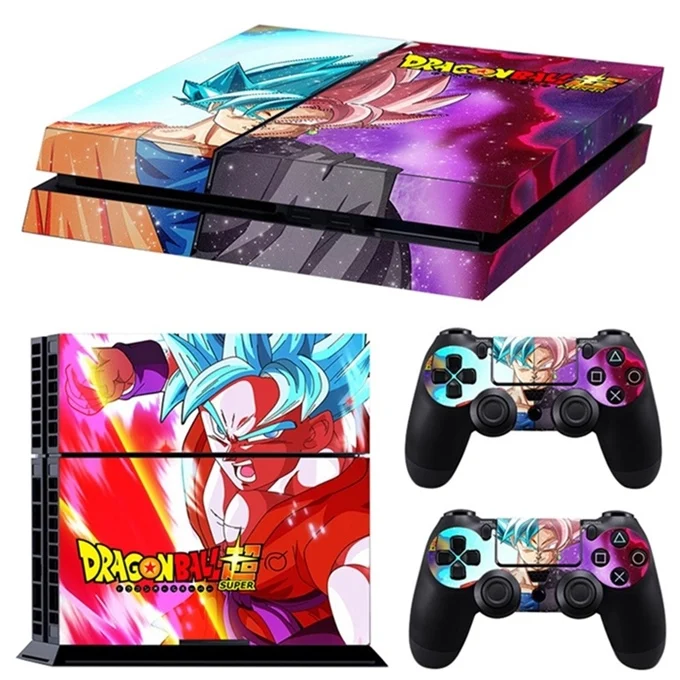 6 стилей Dragon Ball Super Son Gogu виниловая Обложка Наклейка PS4 кожа для sony playstation 4 консоль и 2 контроллера Защитная Наклейка - Цвет: color 4