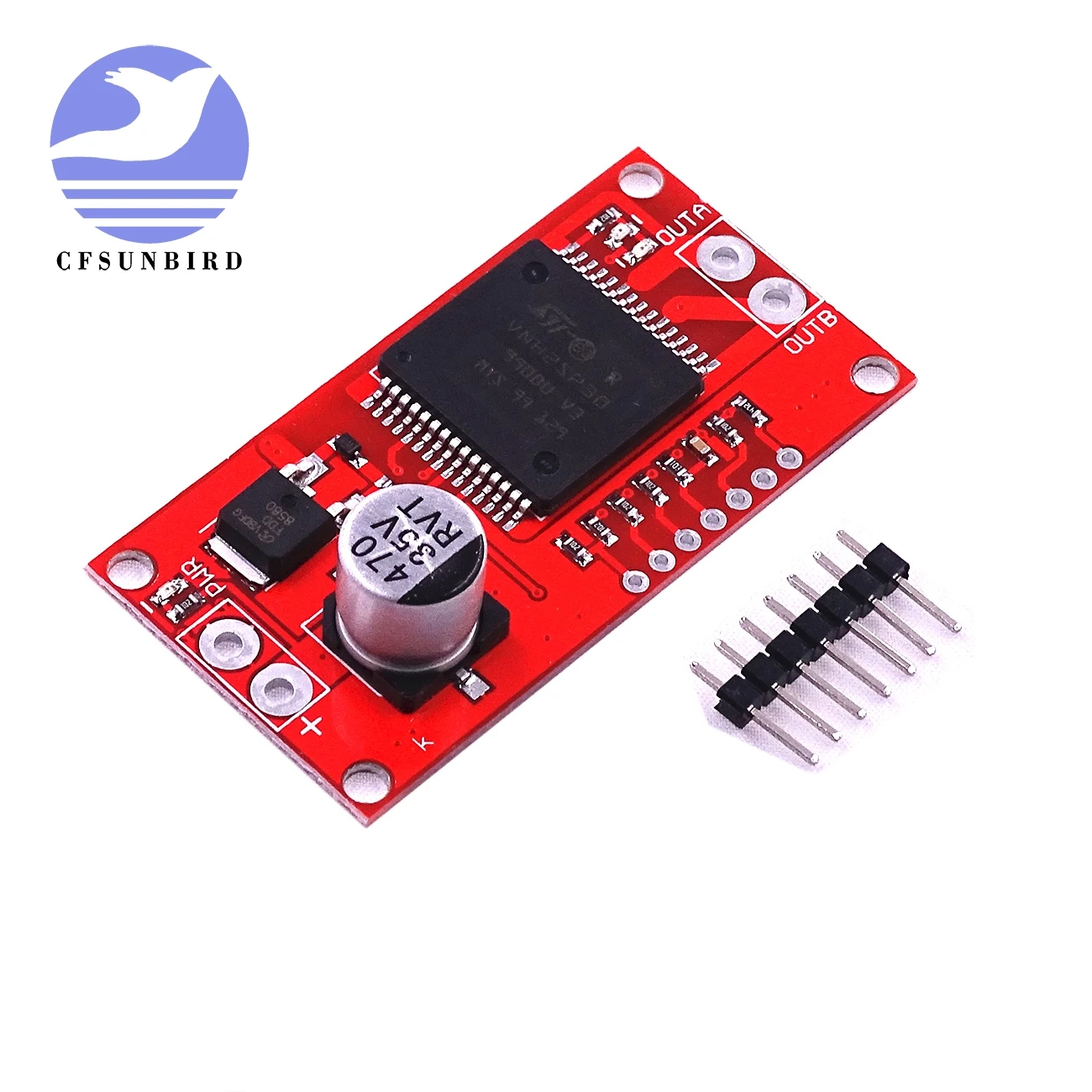 CFsunbird! 30A Mini VNH2SP30 Драйвер шагового двигателя Monster Moto Shield модуль. Интегрированный|mini