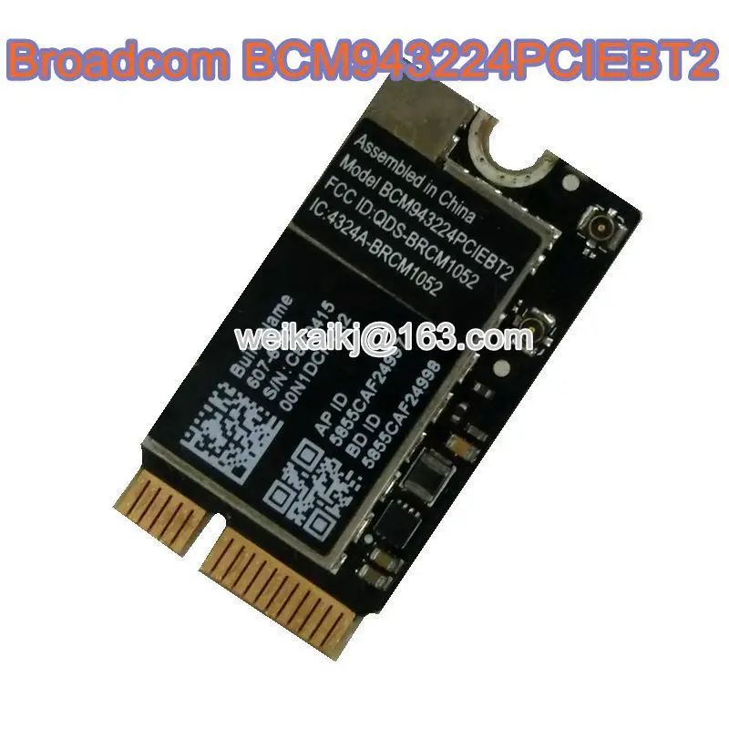 Eathtek WiFi Bluetooth Broadcom Air Port Card для 11 &quotA1370 и 13" A1369 BCM943224PCIEBT2 | Компьютеры офис