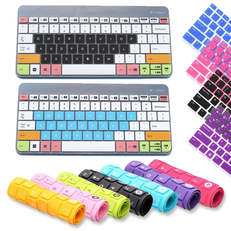 Waterproof laptop keyboard protective film wireless notebook Keyboard Covers For Logitech K240 MK240 | Компьютеры и офис