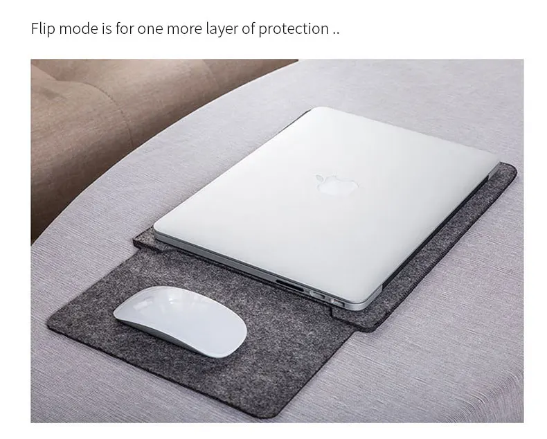 Ультра мягкий чехол-сумка для ноутбука Apple Macbook Air Pro retina 11 12 13, защитный чехол для Mac book 13,3"