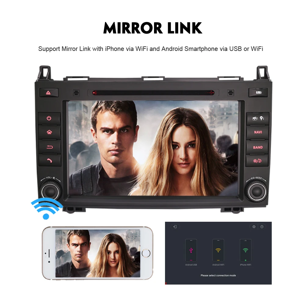 Автомобильный DVD-плеер на Android 8 0 с GPS спутниковой навигацией DAB + TMPS Wi-Fi радио RDS BT OBD