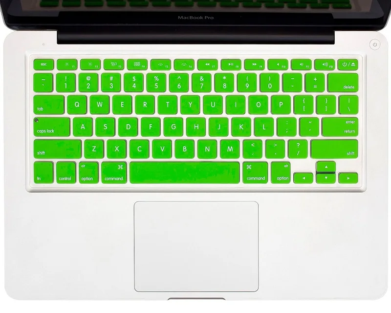 Чехол-клавиатура для Macbook 1" Unibody/старый Macbook Pro 13" 1" 17"/старый Macbook Air 1" /iMac беспроводная клавиатура - Цвет: Green