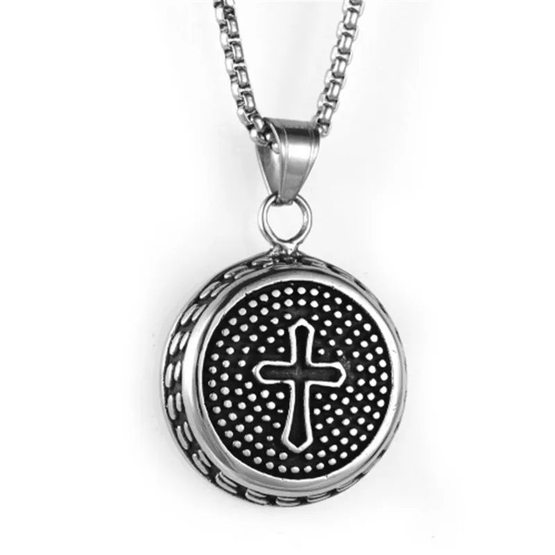 Stainless Steel Cross Crucifix Jesus Piece Pendant Necklace Men Chain Catholic Christian Jewelry Gifts | Украшения и аксессуары