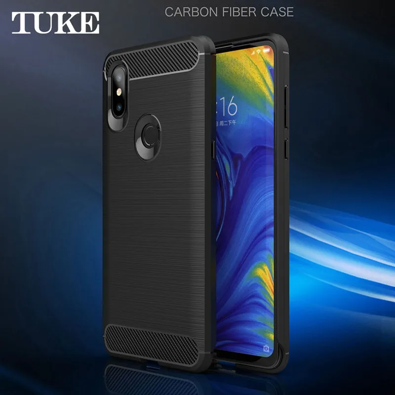Чехлы из углеродного волокна для Xiaomi Mi 9 SE Mi9 Ударопрочный Мягкий силиконовый