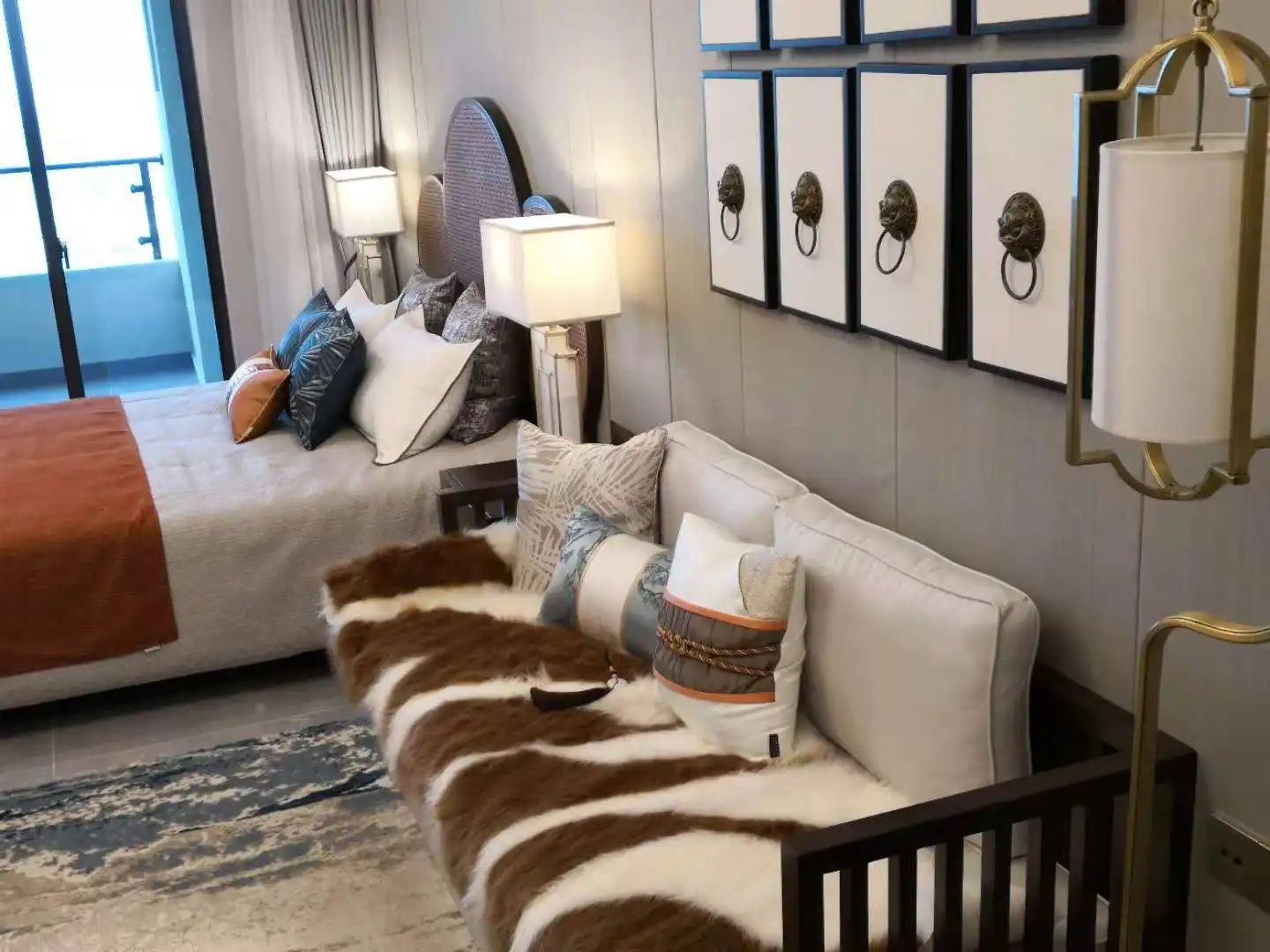 Ковер из кожи животных коровы зебры ковер для гостиной спальни белый черный