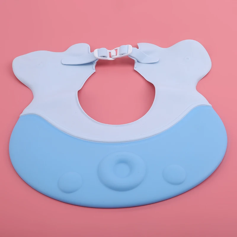 Baby Shower Кепки s шампунь при мытье головы Детский банный козырек Шапки Регулируемая