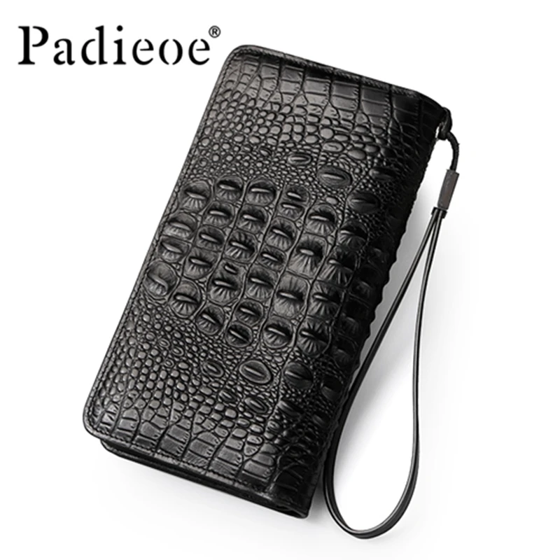 Мужской кошелек Padieoe из натуральной кожи крокодила | Багаж и сумки