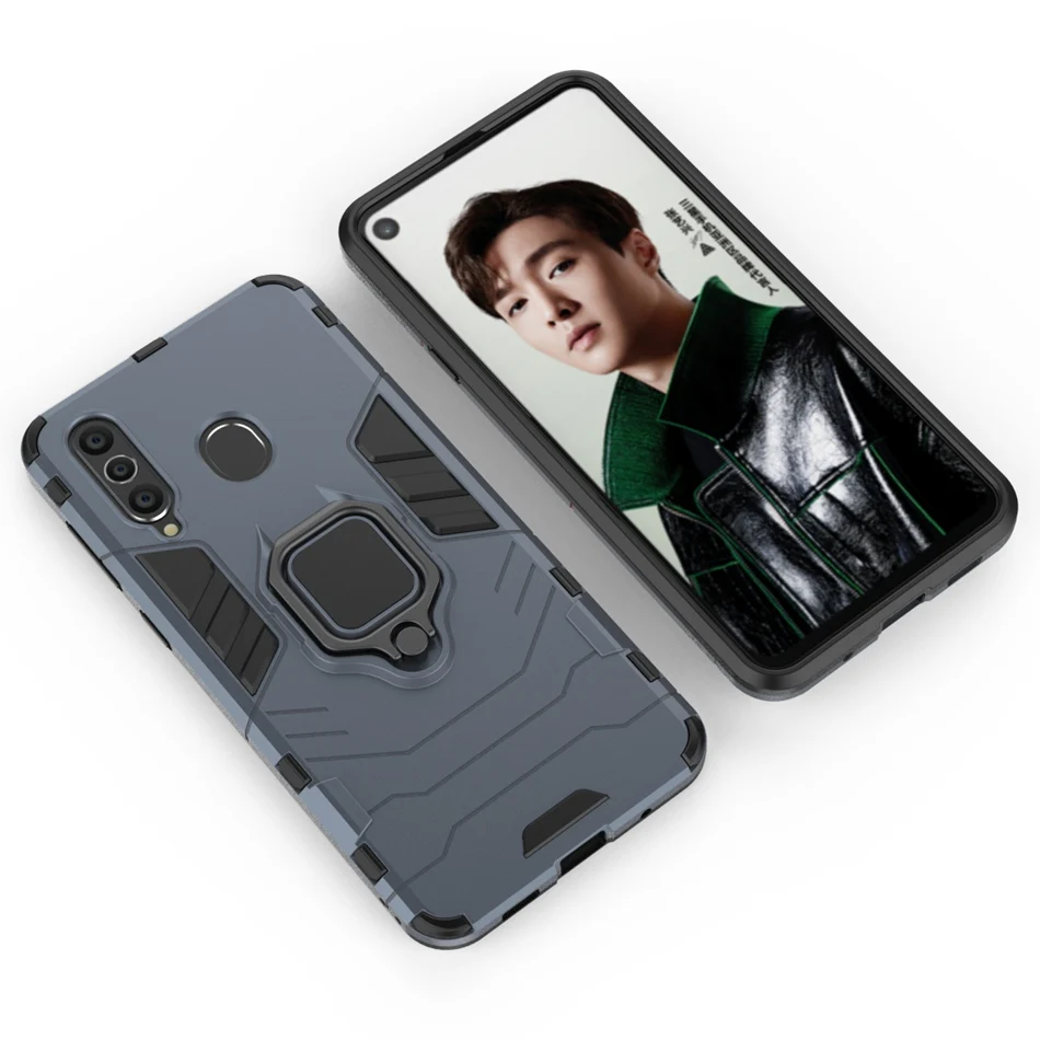Для samsung A7 A9 A8 Plus гибридный защитный чехол с подставкой для Galaxy A20S A10S M30S A70S A50 A8S противоударный чехол с магнитным кольцом