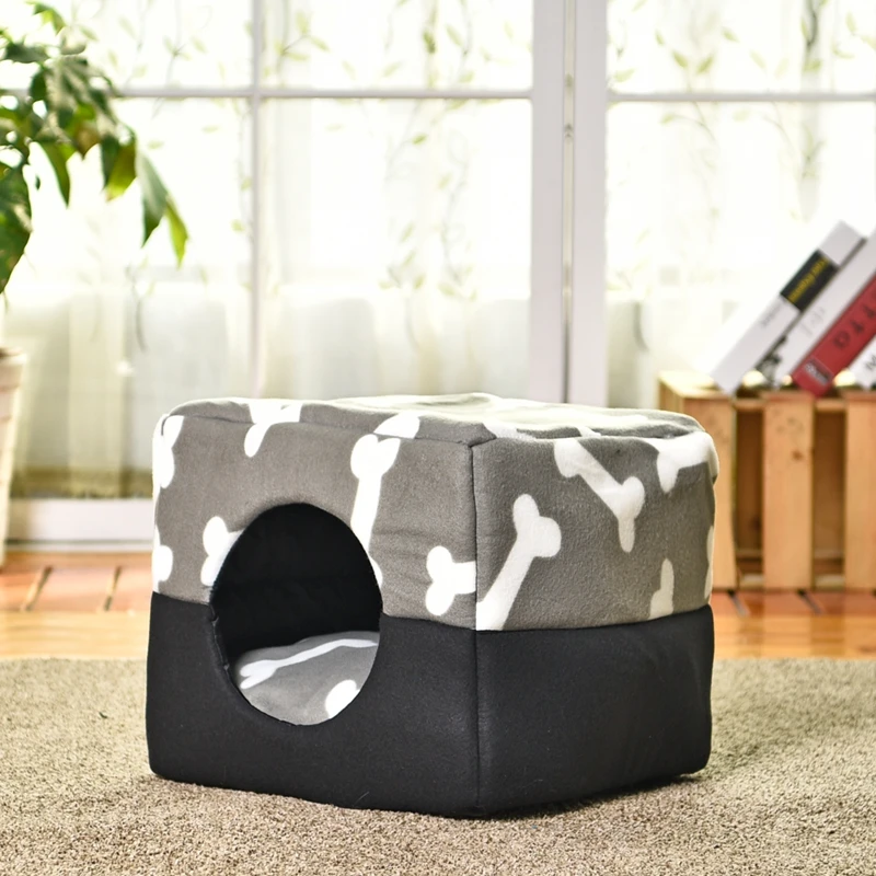 Многофункциональная трехместная кровать для собак хлопковый питомник домашних