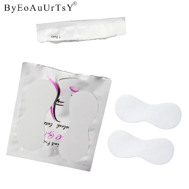 20 пар/лот бумажные патчи для ресниц накладки глаз женские инструменты макияжа