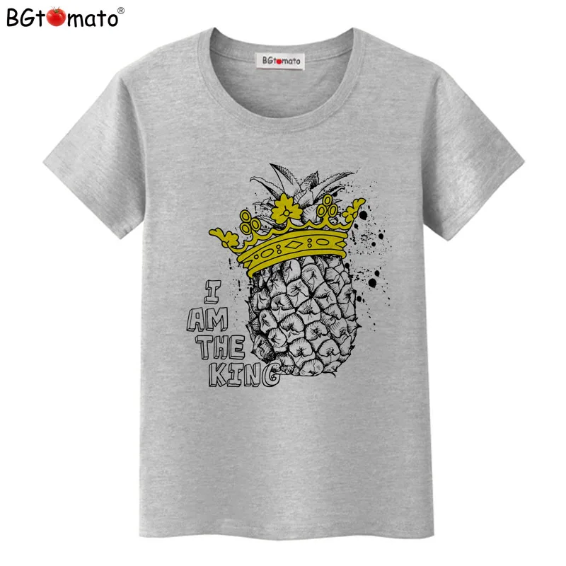 

BGtomato New style cool Pineapple T-shirts Personality design summer clothes Hot sale cool shirts fashion tees
