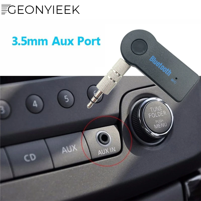 Bluetooth AUX аудио 3 5 мм разъем музыка приемник автомобильный комплект беспроводной