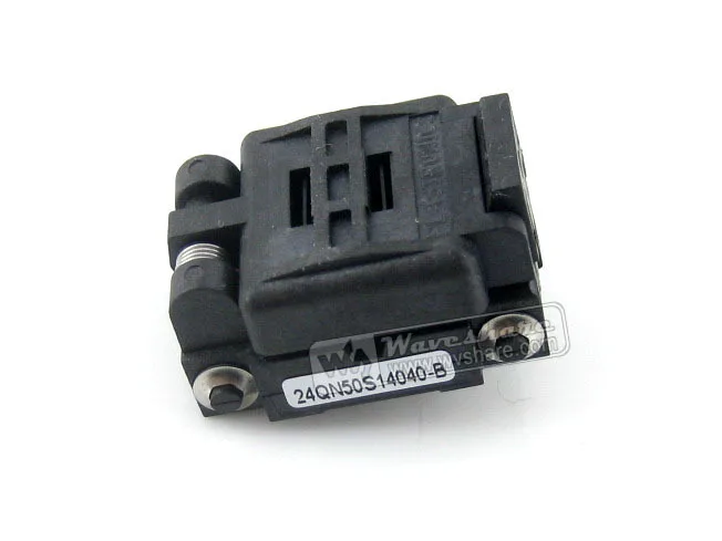 Тестовый адаптер Plastronics IC 24QN50K14040 24QN50S14040 0 5 мм шаг 24 pin QFN24 MLP24 MLF24 упаковка |