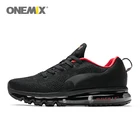 Мужские кроссовки ONEMIX wo, черные спортивные кроссовки для бега, прогулок, на воздушной подушке, спортивная обувь для мужчин