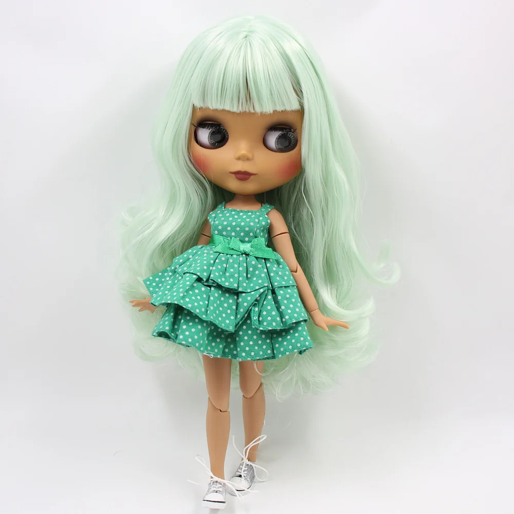 Кукла на заказ ICY DBS Blyth No. 280BL4278 с зелеными мятными волосами 1/6 bjd ob24 аниме