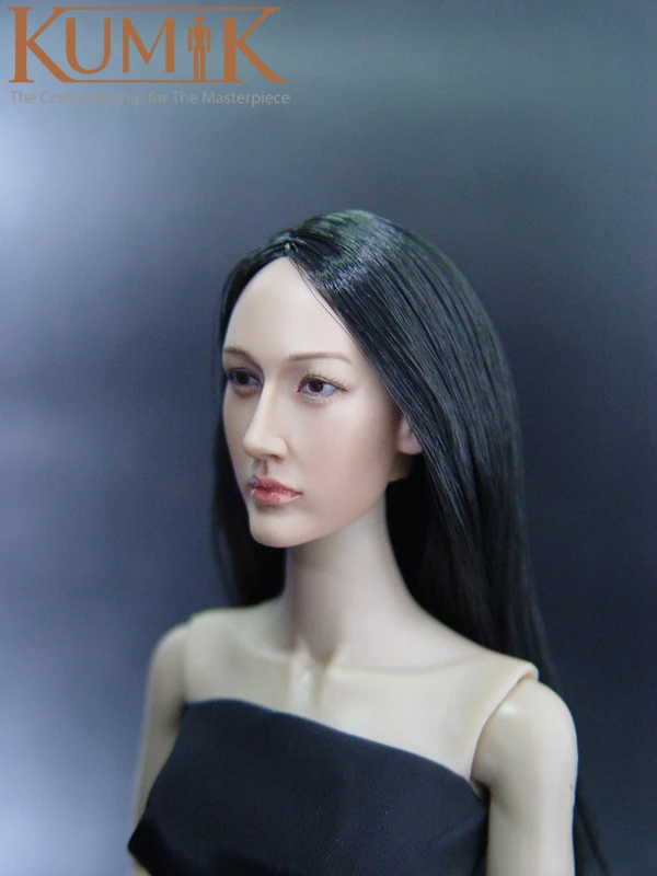 KUMIK 044 Мэгги Q Nikita 1/6 модель головы для 12 дюймовых Phicen горячие игрушки/Jodoll/Kumik