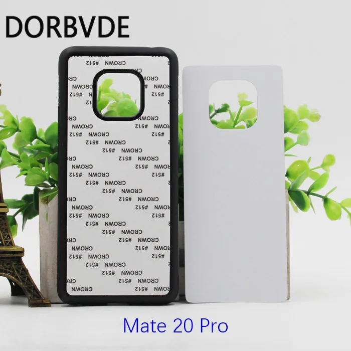 2D сублимационный чистый ТПУ + ПК резиновый чехол для Huawei Mate 20 pro mate Lite NOVA 3 Y9 2018 с
