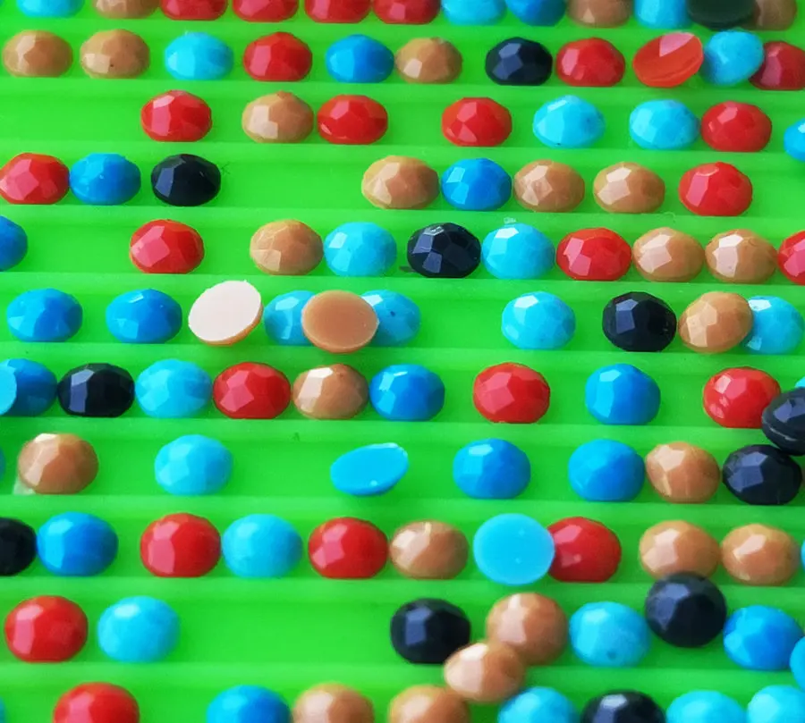 Алмазная вышивка Мультяшные собаки значок мозаика крестиком круглая картина