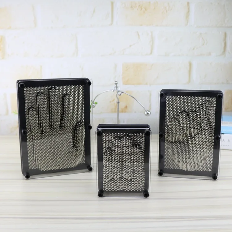 

3D pinart sculpture Frame Image Captor Metal Pin Point Art Impressions Pinart 3-dimensional pin sculptur 3 SIZES