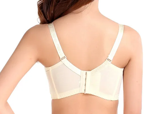 

plus size bra cup adjustable push up side gathering Women Sexy Push Up Bra Front Closure Self-Adhesive Silicone Seamless AW5102