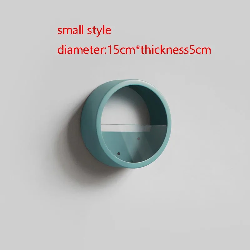 Blue 15cm Креативная подвесная металлическая железная художественная однотонная настенная ваза суккулентные растения бонсай вазы цветочный горшок для оформления дома ремесла подарок - Цвет: Blue 15cm