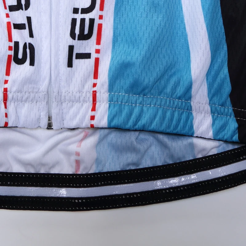 

TELEYI Mens Blue Bicycle Sportswear Cycling Clothing Top Cycling Jersey Bicycle short Sleeve Jersey Ropa Ciclismo Bike Quick Dry