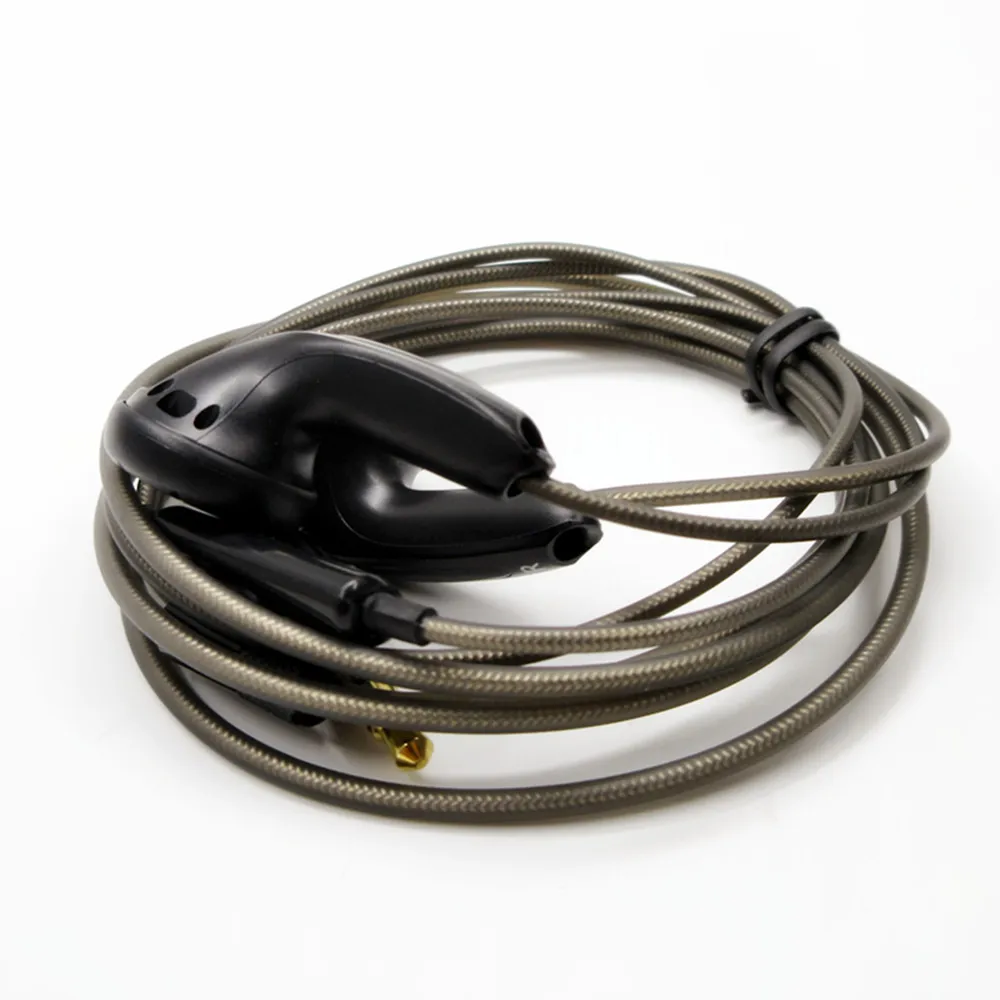 Новый FENGRU CMX500 DIY MX500 In-ear с плоской головкой Наушники Hi-Fi наушники регулятор баса DJ