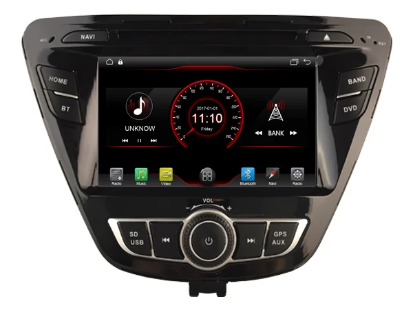 WITSON четырехъядерный ANDROID 10 Авто Радио DVD НАВИГАЦИЯ для HYUNDAI ELANTRA 2014 Встроенная 16 Гб