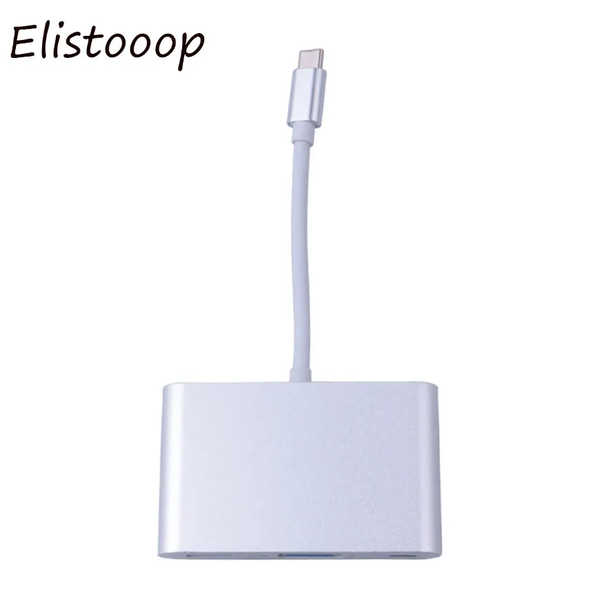 Кабель-адаптер USB 3 1 Type C to VGA type hdmi c для нового Macbook | Электроника