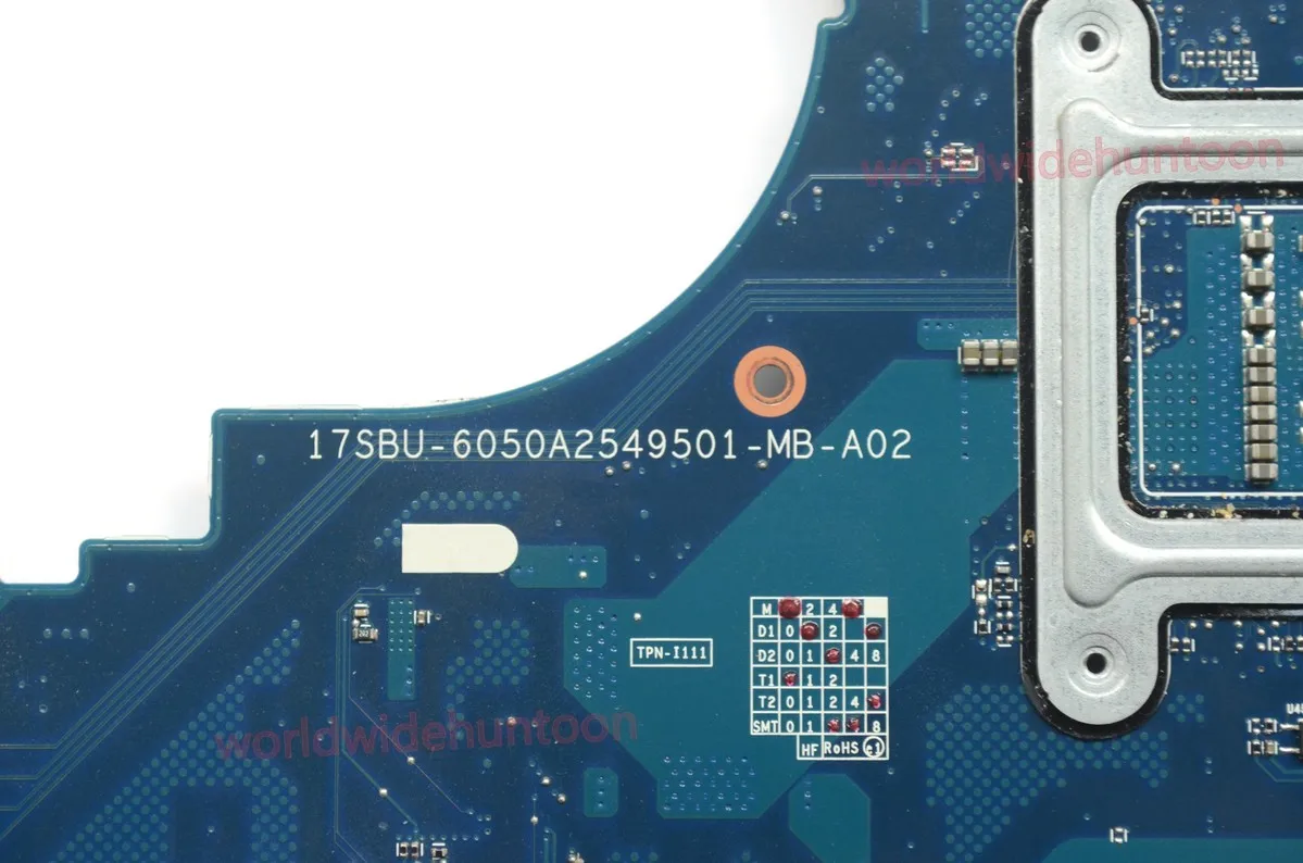 Классическая материнская плата для ноутбука HP 17-J M7-J с чипсетом HM87 Socket rPGA 947 номер