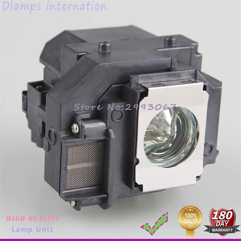 For ELPLP54 EB-S7 EB-S7+ EB-S72 EB-S8 EB-S82 EB-X7 EB-X72 EB-X8 EB-X8E EB-W7 EB-W8 Projector lamp with housing for Epson