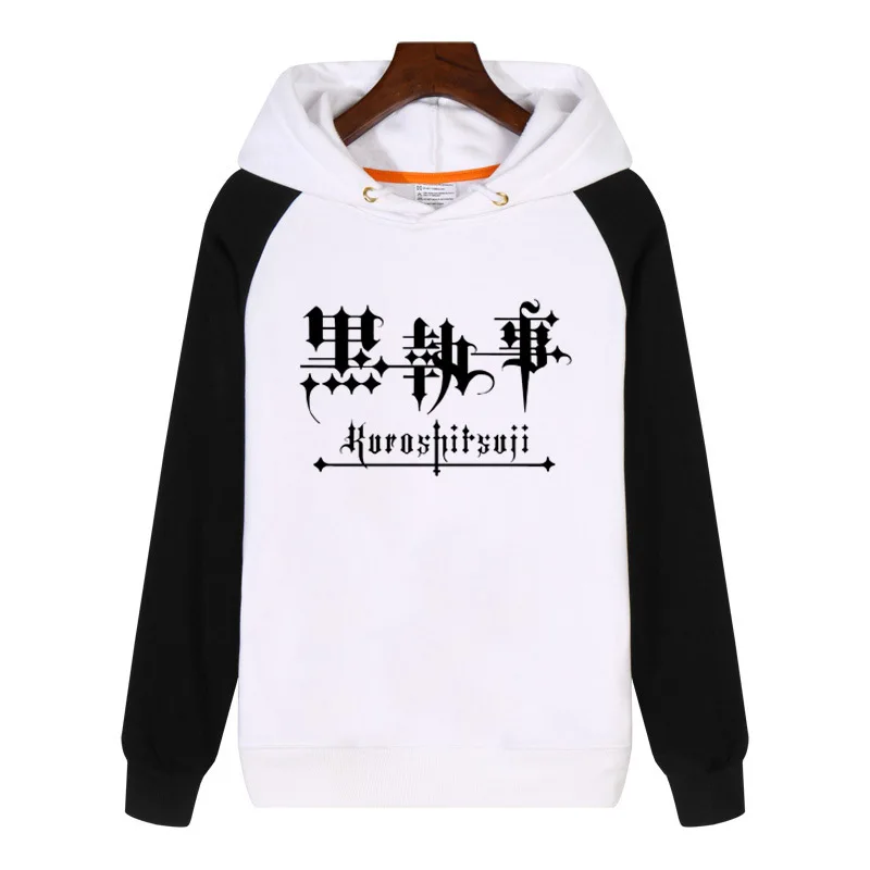 Для Kuroshitsuji Черный Батлер толстовки Модные мужские и женские зимняя уличная
