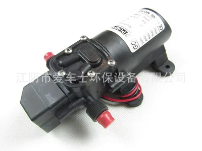 Мембранный Водяной насос высокого давления постоянного тока 12 В 130psi 6 л/мин