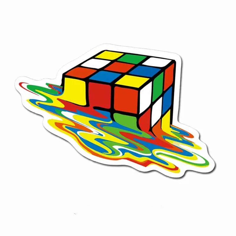 1 шт. 3D Творческий Magic Cube Стикеры для ноутбука скейтборд мотоцикл Чемодан