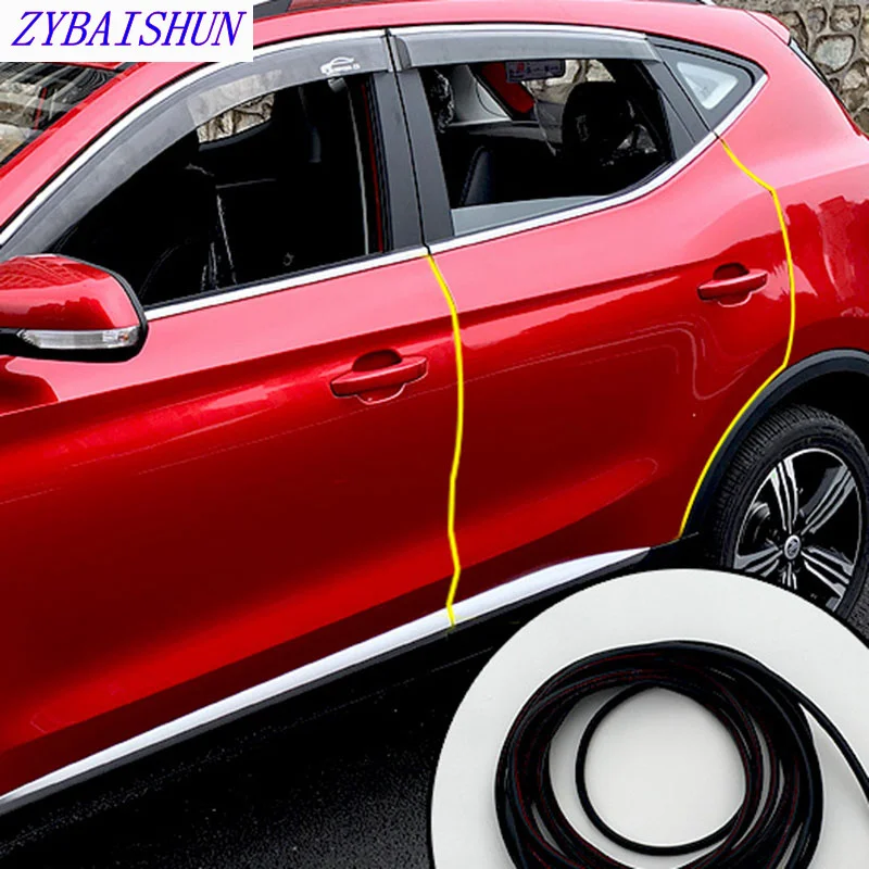 5 м Противоскользящая полоса защиты двери ленты резиновые края ворота замки