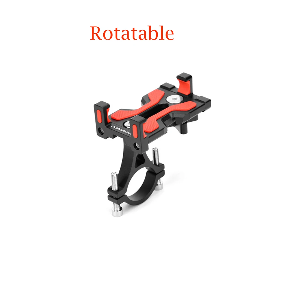 Rotating Black URANT алюминиевый сплав держатель для телефона для мотоцикла для iPhone поддержка Moto gps Держатель для руля велосипеда с поворотом на 360 градусов - Цвет: Rotating Black