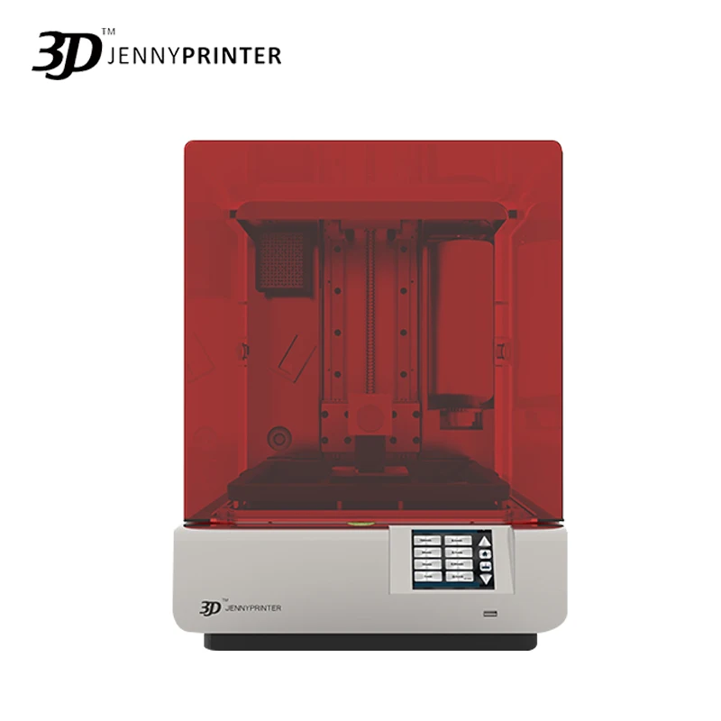 10.1inch Super Large Panel! JennyPrinter Light 2 UV Resin LCD 3D Printer With Touch Screen and Free Resin 500ml