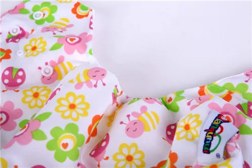 10 шт./лот Детские регулируемые памперсы моющиеся тканевые подгузники детские