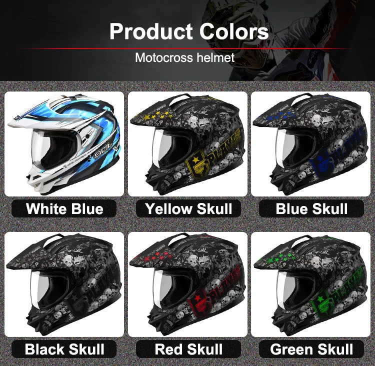 SOL SS-1 moto cross moto rcycle шлем шоссе бег беговые мото rbike гоночный шлем с внутренним солнцезащитным объективом ATV moto шлемы