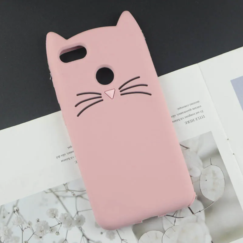 Милый силиконовый чехол с 3D рисунком для Xiaomi mi 8 Lite, чехол s, Япония, блестящая борода, кошка, кошечка с милыми ушками, чехол для телефона mi 8 SE