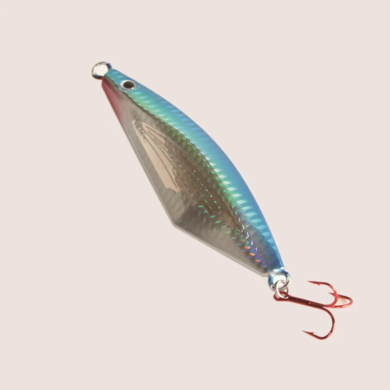 

10pcs/lot ilure Slow Jigging Fishing Lure Bait Metal 20g/40g/60g/80g/100g/120g/150g/180g Lead with Hook
