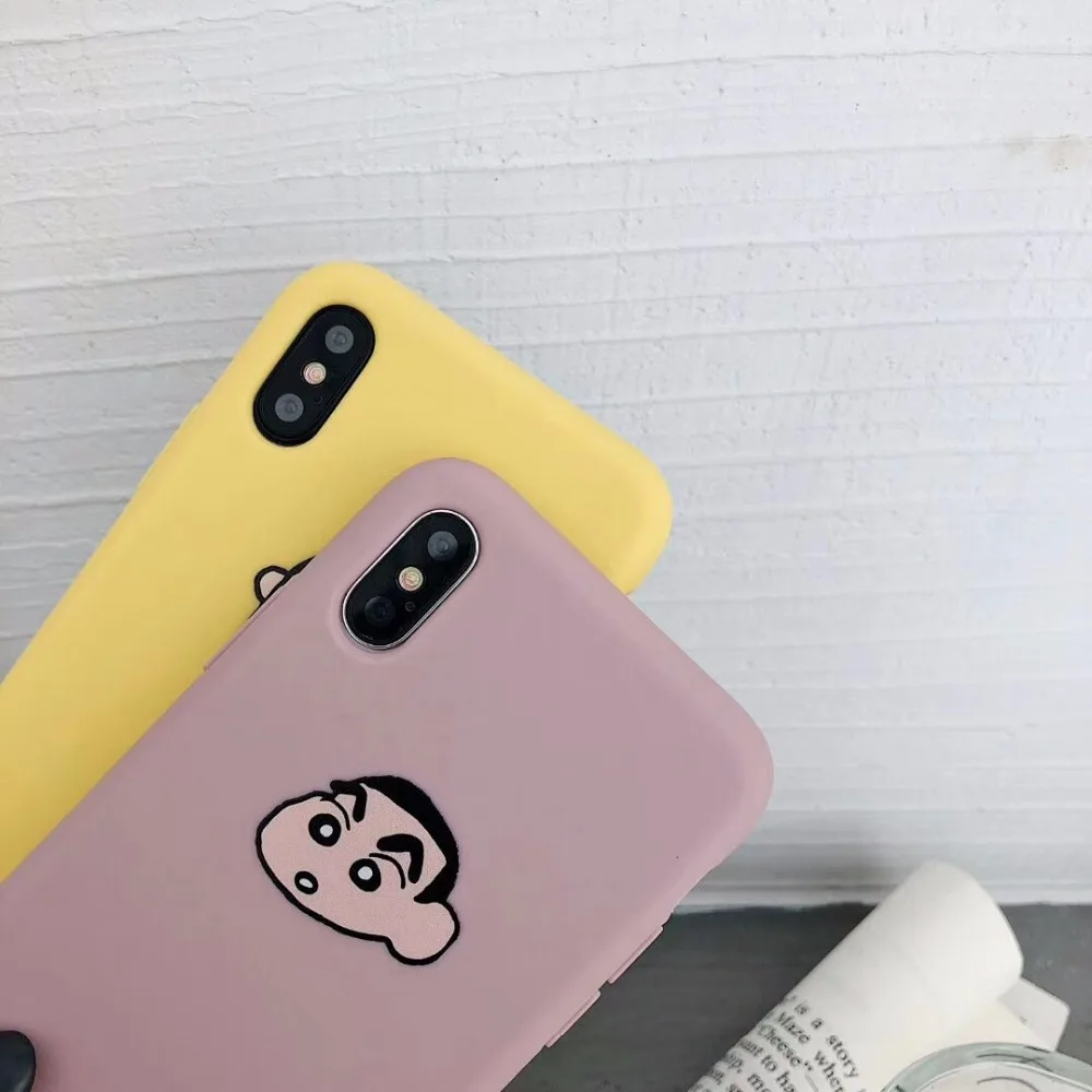 PGSD милый мультфильм голова скульптура мобильный телефон оболочка для iphone XS MAX XR